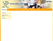 Tablet Screenshot of 24hlauf.de